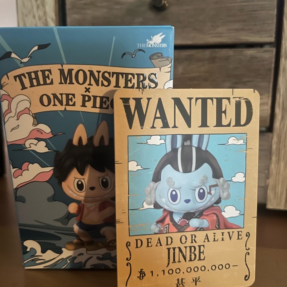 100% AUTHENTIC POP MART Labubu The Monsters × One Piece Series Figure [ JINBE ]